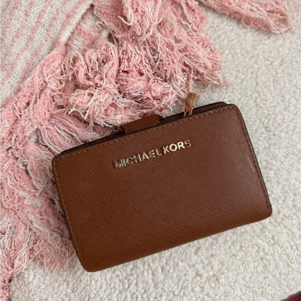 Michael Kors Tan Card Holder